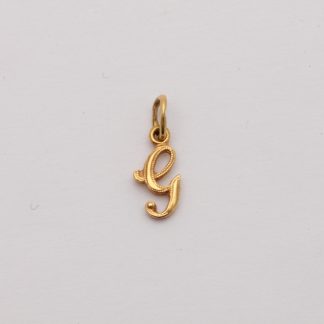 HÄNGE BOKSTAVEN G, 13x5MM - TILLV. SVERIGE