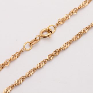 HALSKEDJA SINGAPORE 41,5CM, BREDD: 2,2MM - TILLV. BALESTRA