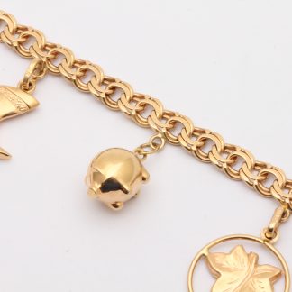 ARMBAND BISMARCK MED BERLOCKER 18,5CM, BREDD: 5,5MM - TILLV. SVERIGE