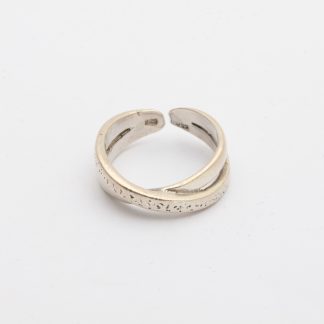 INVESTERINGSSILVER / DEFEKT SILVER RING