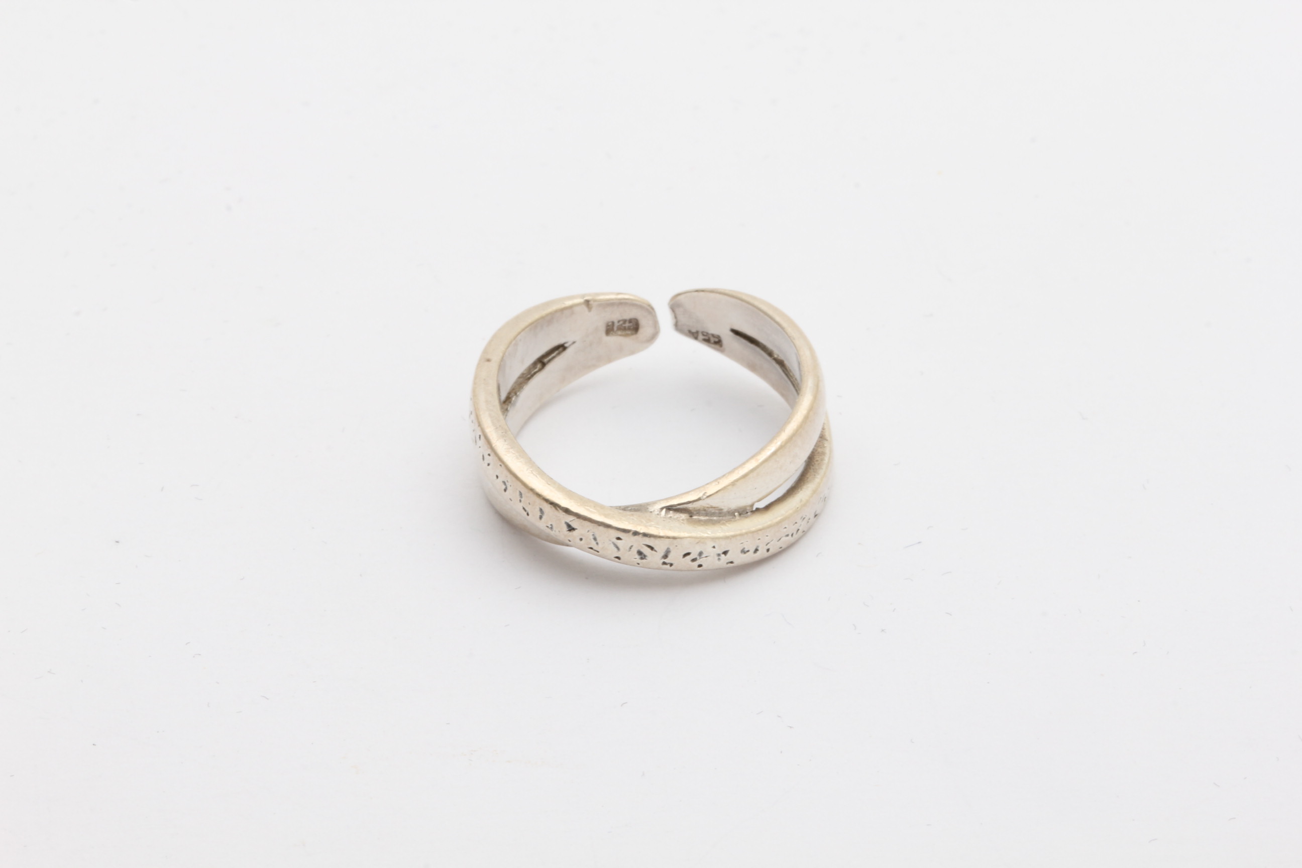 INVESTERINGSSILVER / DEFEKT SILVER RING