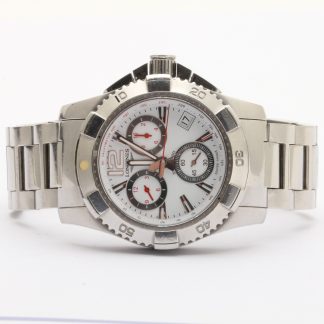 HERRUR LONGINES HYDROCONQUEST L3.650.4.16.6, ø 41MM, DATUM, CHONOGRAPH, I ORIGINAL FODRAL - OBS! REPOR OCH NAGG PÅ RING, BAKSIDA OCH LÄNK