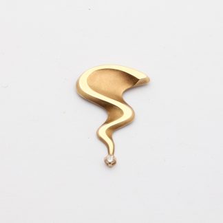 HÄNGE MED KRISTALL " SKIDBACKE" DESIGN PERNILLA WIBERG 25x16MM - TILLV. ALTON - TOTALVIKT: