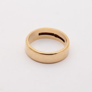 INVESTERINGSGULD / SLÄT RING MED GRAVYR ø 17MM - TILLV. MALMÖ
