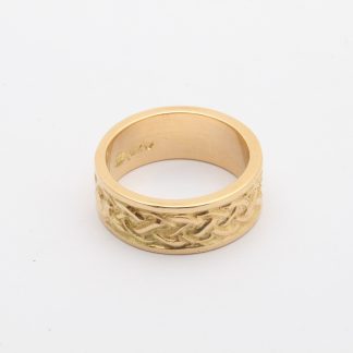 RING MED FLÄTAT MÖNSTER ø 20,75MM, BREDD: 9MM - TILLV. SVEDBOM I VETLANDA
