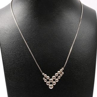 HALSSMYCKE SILVER 45CM