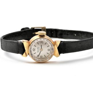 DAMUR EIGER LUXE , MEKANISKT UR, FUNGERAR, SLITET OCH ÄRGAT ARMBAND, 16MM, 18K I UR