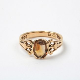 RING MED STEN TILLV, 1891, 17,25 MM