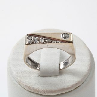 RING MED DIAMANTER, DEFEKTER, 16,75 MM
