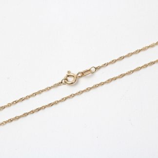 HALSKEDJA 9K, L 41 CM B 1 MM