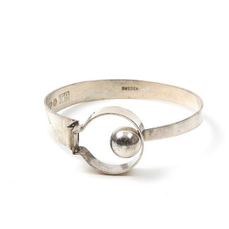 ARMRING ÖPPNINGSBAR TILLV STOCKHOLM G KAPLAN 1969 6 CM