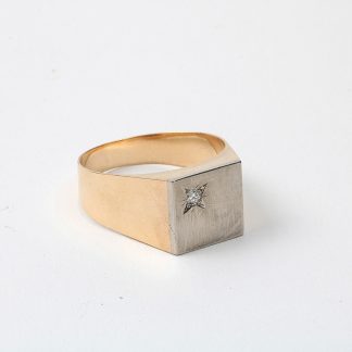 RING KL MED DIAMANT, 21,5 MM