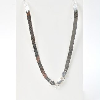 HALSSMYCKE I SILVER TILLV, ITALIEN L 45 CM B 6 MM
