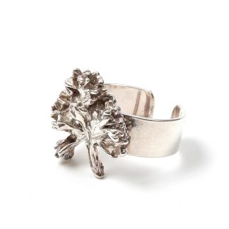 RING I SILVER, DESIGN PETER VON POST, 1976, NGT REGLERBAR STORLEK, 18,5 MM