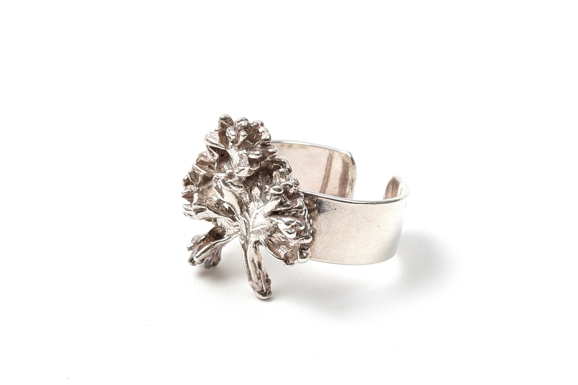 RING I SILVER, DESIGN PETER VON POST, 1976, NGT REGLERBAR STORLEK, 18,5 MM