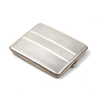 CIGARETT ETUI I SILVER, 10X8,5 CM