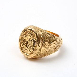 RING KL MED MÖNSTER, 19MM