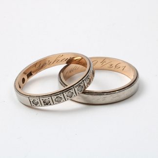 RINGAR MED GRAVYRER, DIAMANTER OCH DEFEKTER