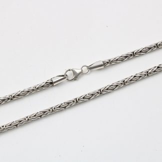 HALSKEDJA KEJSAR I SILVER, L 62CM B 3MM