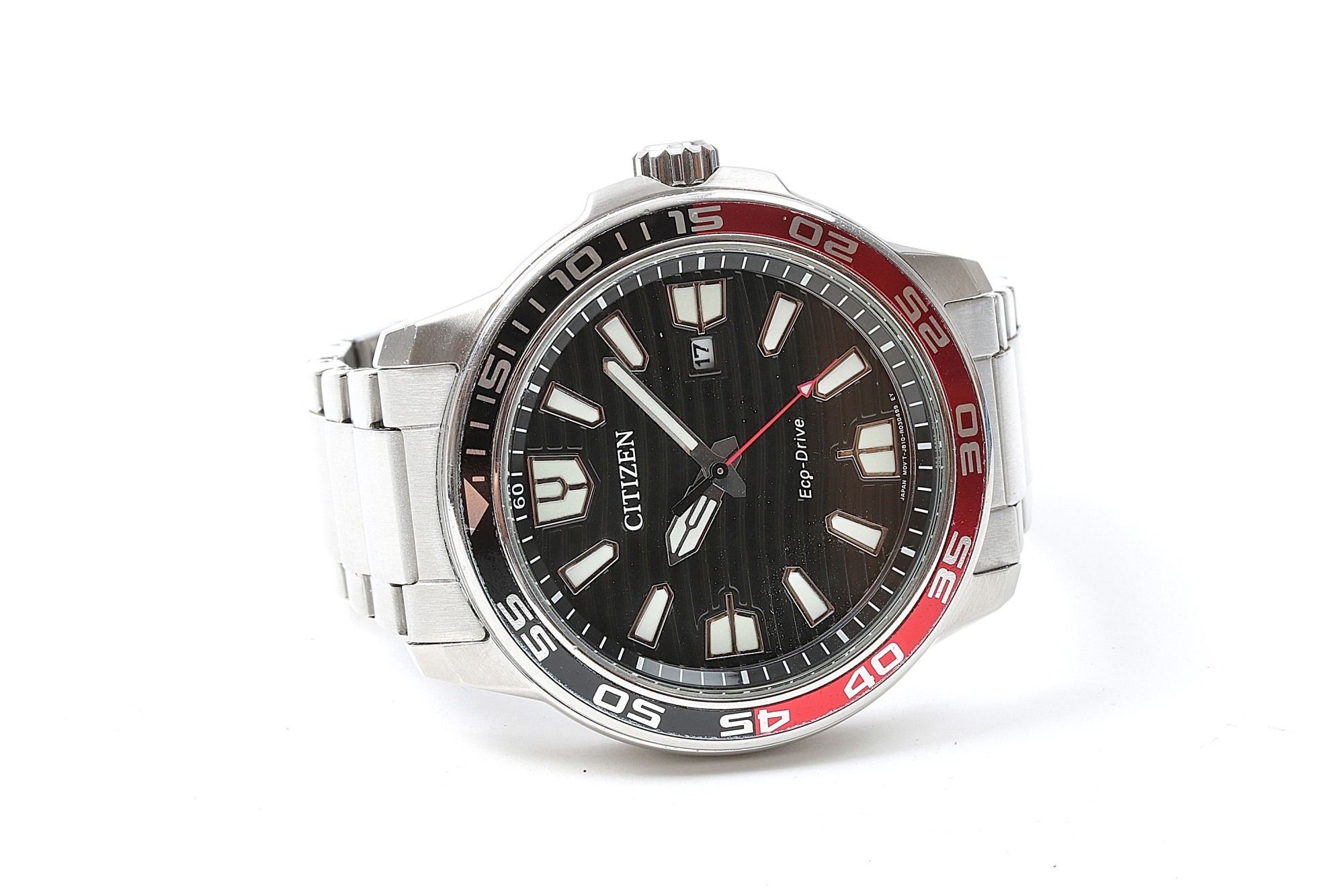 HERRUR CITIZEN Q ECO-DRIVE, 44MM, KORTARE LÄNK