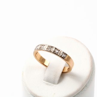 RING MED 7 DIAMANTER, 17 MM